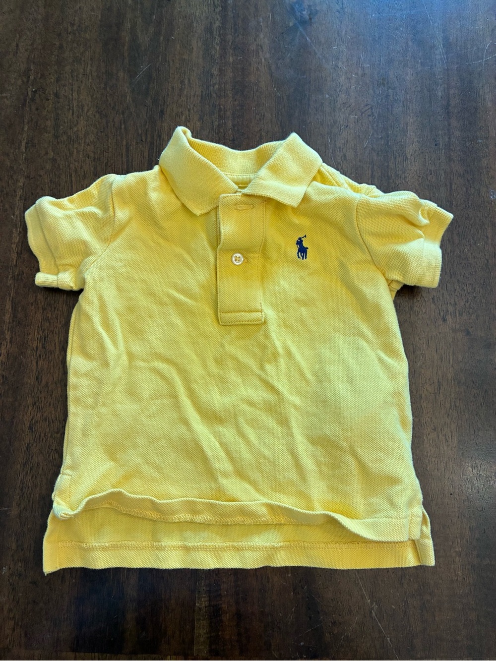 Ralph Lauren Polo Baby Boys 9 Months Yellow Shirt